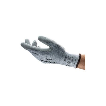 Ansell Ansell HyFlex Cut Resistant Coated Gloves, A2 Cut Level, Polyurethane, Grey, Size 7 11727070